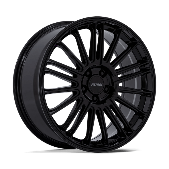 Petrol PE001 P1D 20x8.5 ET40 5x110 72.56mm GLOSS BLACK (Load Rated 862kg)