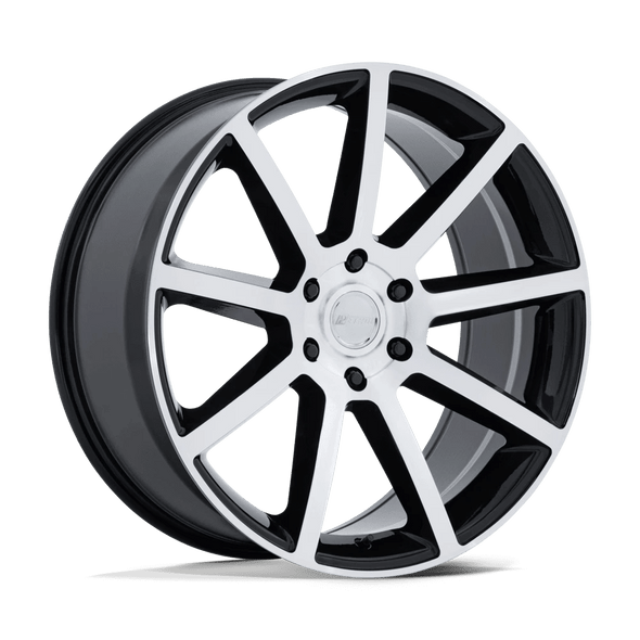 Petrol PE007 P6E 22x9.5 ET25 6x139.7 106.10mm GLOSS BLACK W/ MACHINED FACE (Load Rated 1134kg)