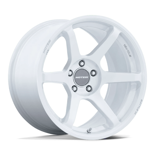 Motegi Racing MR160 BATTLE VI 18x9.5 ET40 5x114.3 72.56mm MATSURI WHITE PEARL (Load Rated 707kg)