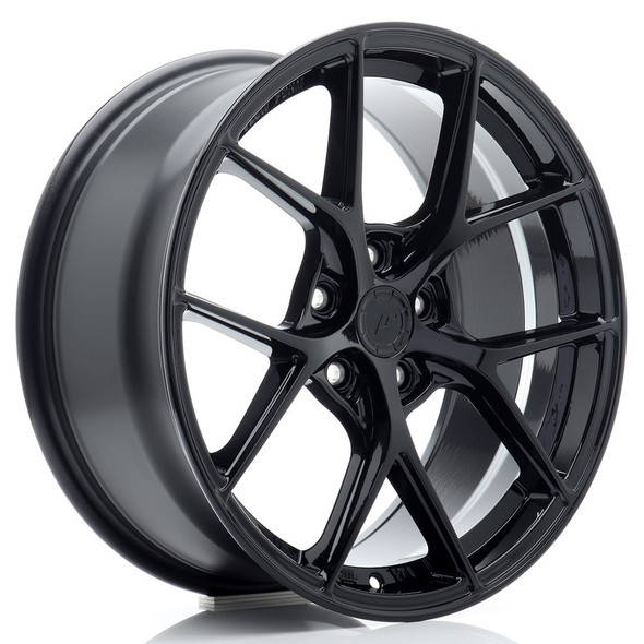 JR Wheels SL01 18x8.5 ET42 5x112 66.6mm Gloss Black