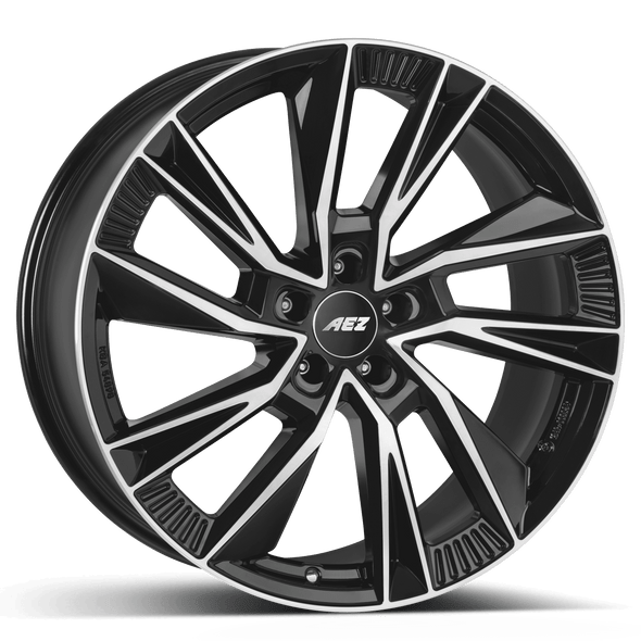 AEZ Havanna dark 20x8.5 ET35 5x112 Black / Polished (Load Rated 1070kg) (AHA0L8BP35E)
