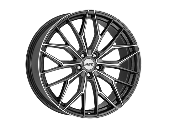 AEZ Porto dark 21x9 ET48 5x108 Gunmetal / Polished (Load Rated 810kg) (APR1MHFP48)