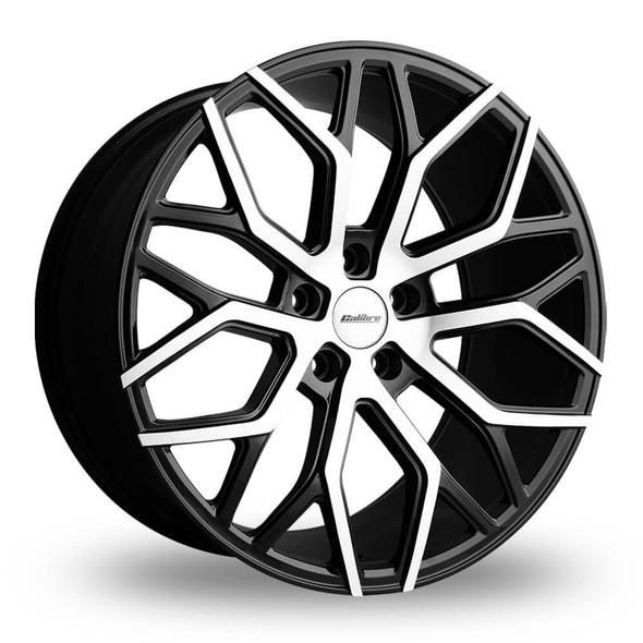 Calibre CV2 20x10 ET42 5x120 Black / Polished (Load Rated 900kg) (U2105120BP0742)