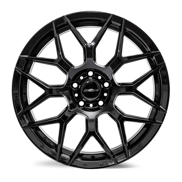 Calibre Spa 18x8 ET45 5x112 Gloss Black (Load Rated 700kg) (U8805112GB4045)