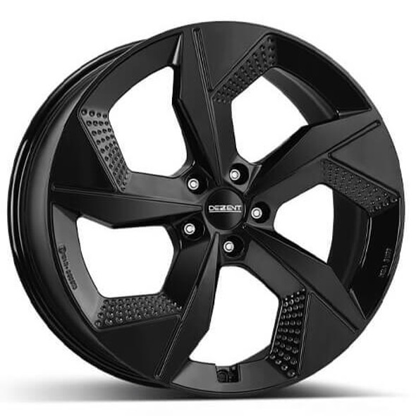 Dezent AO black 20x8 ET50 5x108 Black (Load Rated 810kg) (TAO0KHBA50E)