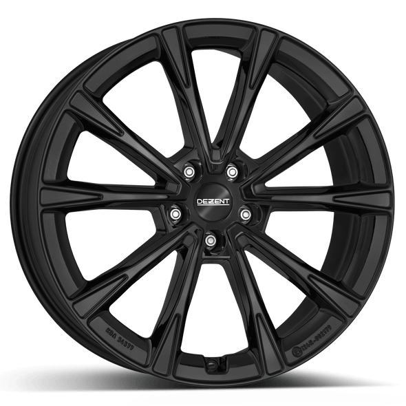 Dezent AR black 19x8.5 ET40 5x112 Gloss Black (Load Rated 850kg) (TAR9L8BA40E)