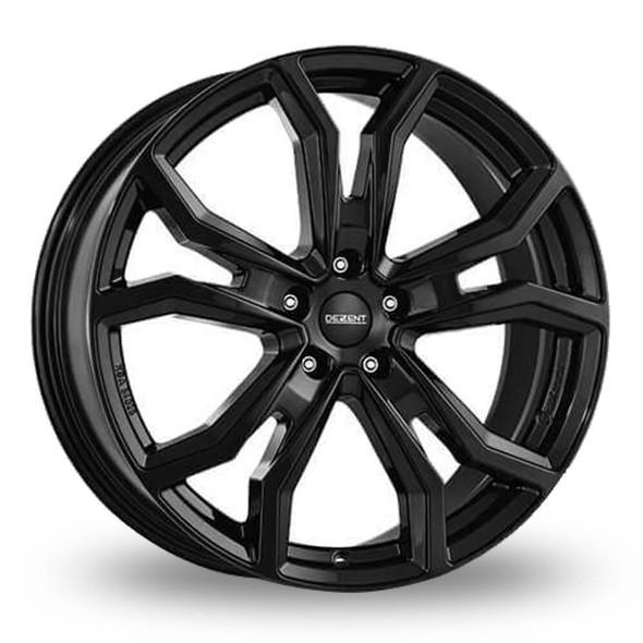 Dezent KC black 18x7.5 ET45 6x130 Gloss Black (Load Rated 1350kg) (TKCFZBA45)