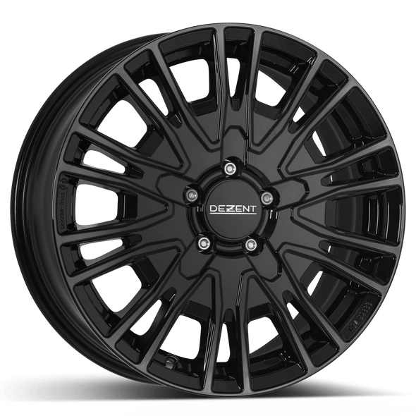 Dezent KE black 17x7 ET55 5x160 Black (Load Rated 1200kg) (TKEYRBA55E)