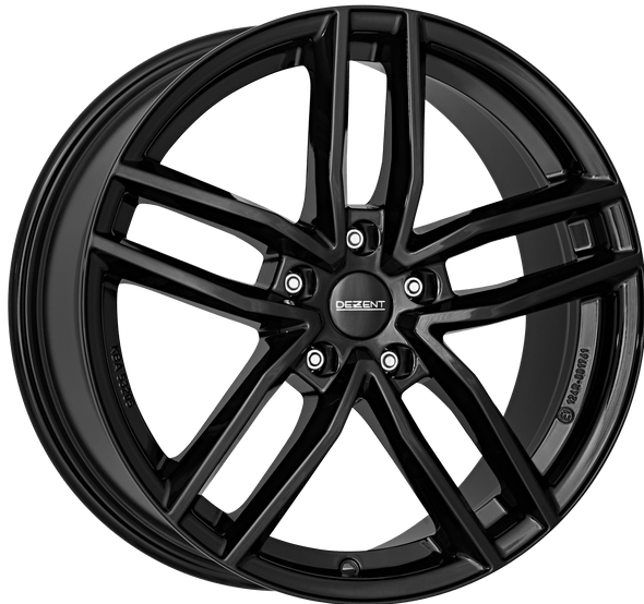 Dezent TR black 17x7.5 ET52 5x112 Black (Load Rated 750kg) (TTR78BA52E)