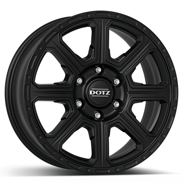 Dotz Kalahari black 18x8 ET20 6x139.7 Matt Black (Load Rated 1150kg) (OKAGDKA20)