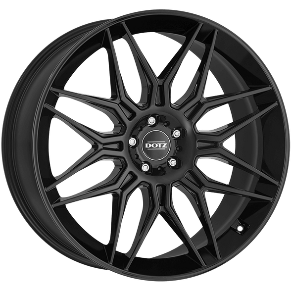 Dotz LongBeach black 20x9 ET50 5x114.3 Black (Load Rated 1045kg) (OLO0M0BA50)