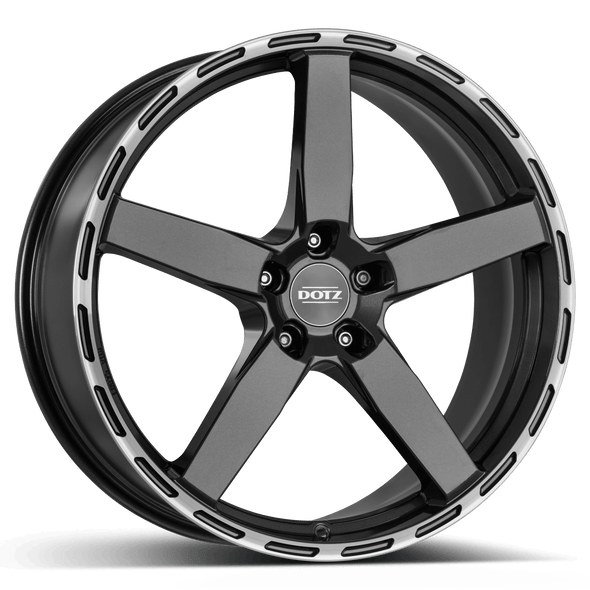 Dotz MarinaBay dark 19x9.5 ET40 5x120 Gunmetal / Polished Lip (Load Rated 780kg) (OMA9N9FL40)