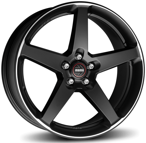 MOMO Five 17x8 ET35 5x112 Matt Black Polished (Load Rated 700kg) (WFIE8073512SE)