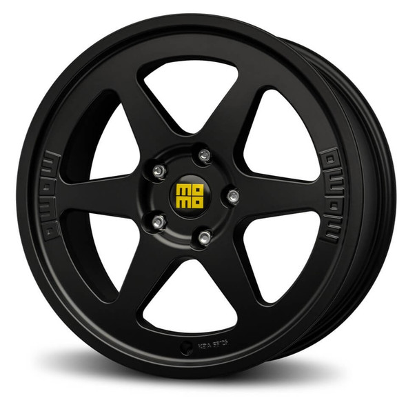 MOMO Heritage 6 18x8 ET35 5x100 Matt Black (Load Rated 700kg) (WH6B80835500E)
