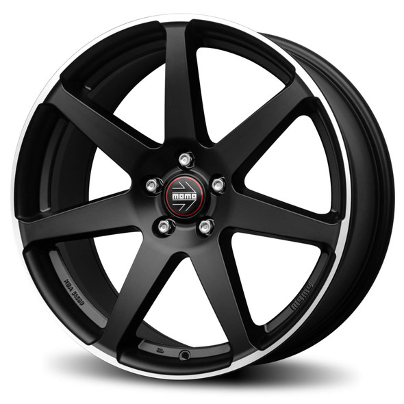 MOMO Seven 19x8 ET35 5x112 Matt Black Polished (Load Rated 690kg) (WSVE8593512SE)