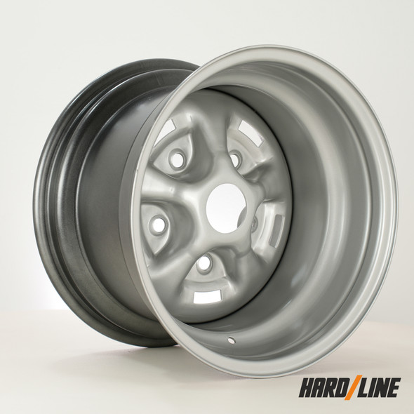 Hardline (Steel Wheels) SW RRST 16x10 ET-32 5x165.1 mm Silver (Load Rating 1200kg) (SW-RRST1016L1N32PCPS)