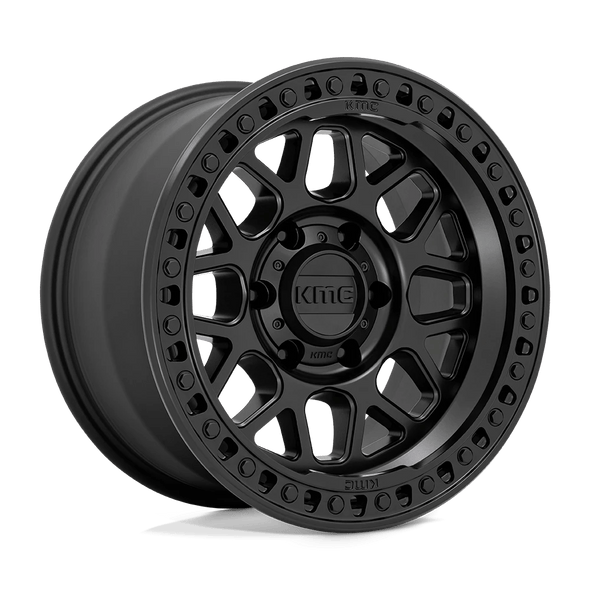 KMC KM549 GRS 17x9 ET18 8x170 125.10mm SATIN BLACK (Load Rated 1678kg)