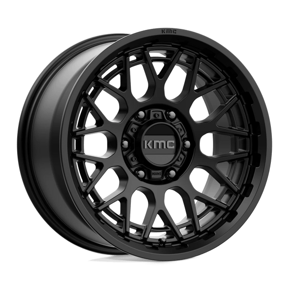 KMC KM722 TECHNIC 17x8.5 ET18 6x114.3 66.06mm SATIN BLACK (Load Rated 1134kg)