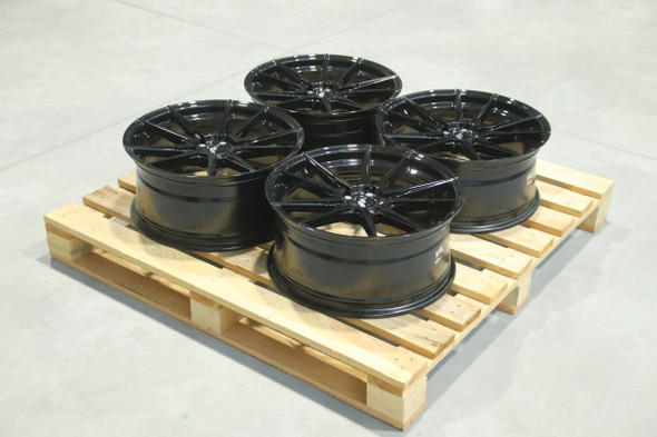 Set of JR21 18x8 ET40 5x100 72.6mm Gloss Black