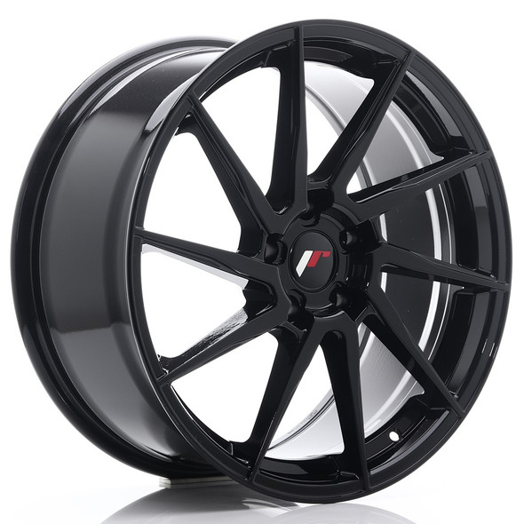 JR Wheels JR36 19x8.5 ET45 5x112 66.6mm Gloss Black - JR3619855L4566GB