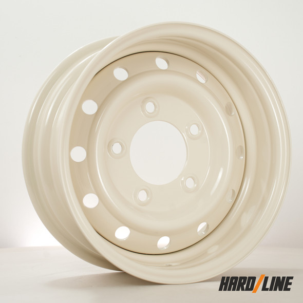 Hardline (Steel Wheels) SW WFHD 16x6.5 ET0 5x165.1 115mm Cream (Load Rating kg) (SW-WFHDU6516L1P00PCCR1150)