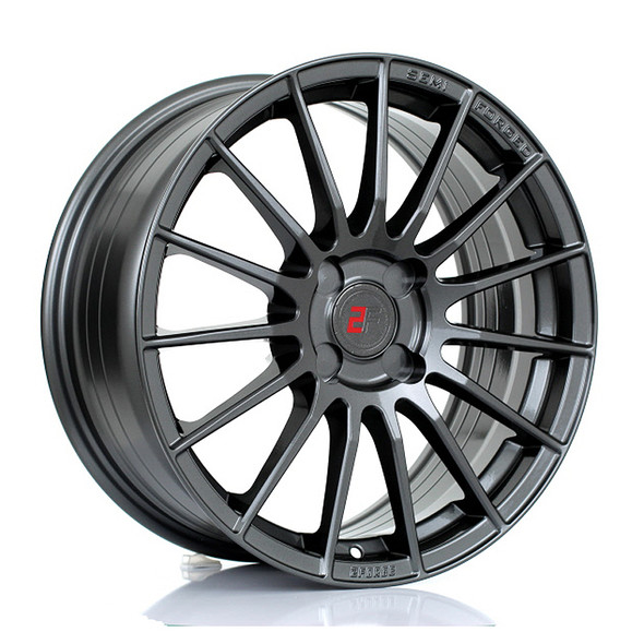2FORGE ZF1 17x7.5 CUSTOM PCD ET10 to 51 GLOSS GUNMETAL (Load Rated 690kg) www.srbpower.com
