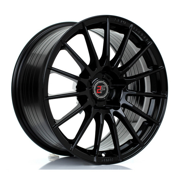 2FORGE ZF1 17x9 CUSTOM PCD ET10 to 50 GLOSS BLACK (Load Rated 690kg) www.srbpower.com