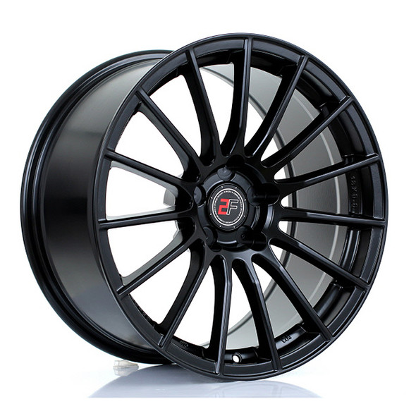 2FORGE ZF1 18x9 CUSTOM PCD ET0 to 38 MATT BLACK (Load Rated 850kg) www.srbpower.com