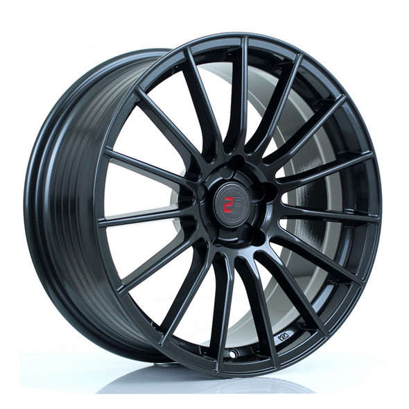 2FORGE ZF1 19x8.5 CUSTOM PCD ET15 to 45 GLOSS GUNMETAL (Load Rated 735kg) www.srbpower.com