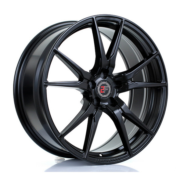 2FORGE ZF2 20x8.5 CUSTOM PCD ET9 to 45 MATT BLACK (Load Rated 850kg) www.srbpower.com