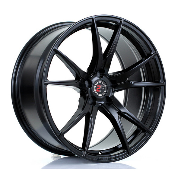 2FORGE ZF2 20x9.5 CUSTOM PCD ET9 to 45 MATT BLACK (Load Rated 850kg) www.srbpower.com