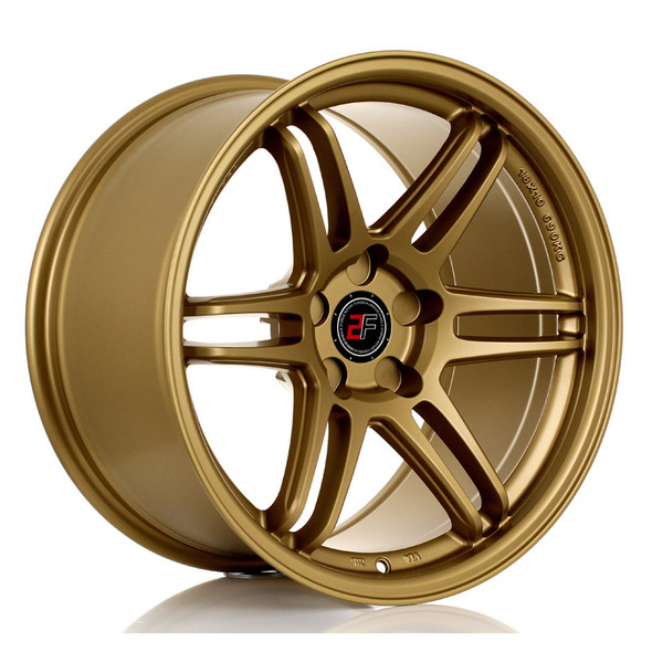 2FORGE ZF5 18x10 CUSTOM PCD ET0 to 35 MATT GOLD (Load Rated 690kg) www.srbpower.com