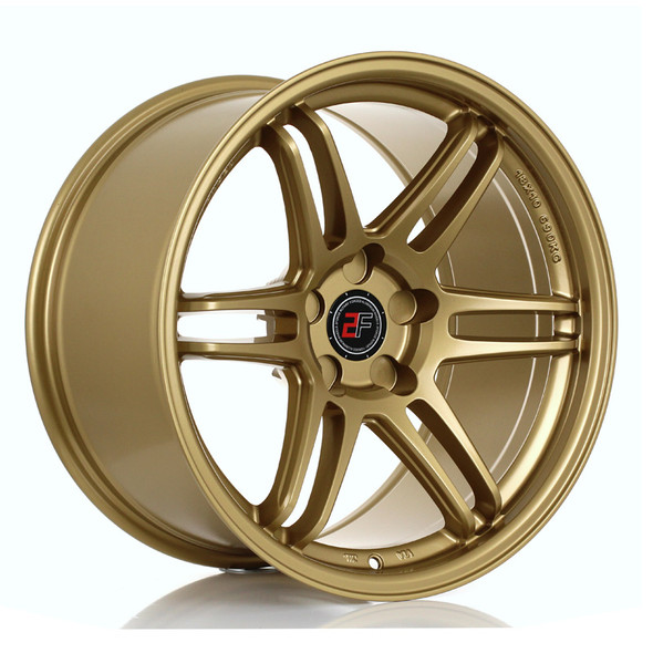 2FORGE ZF5 18x11 CUSTOM PCD ET15 to 50 GLOSS GOLD (Load Rated 690kg) www.srbpower.com