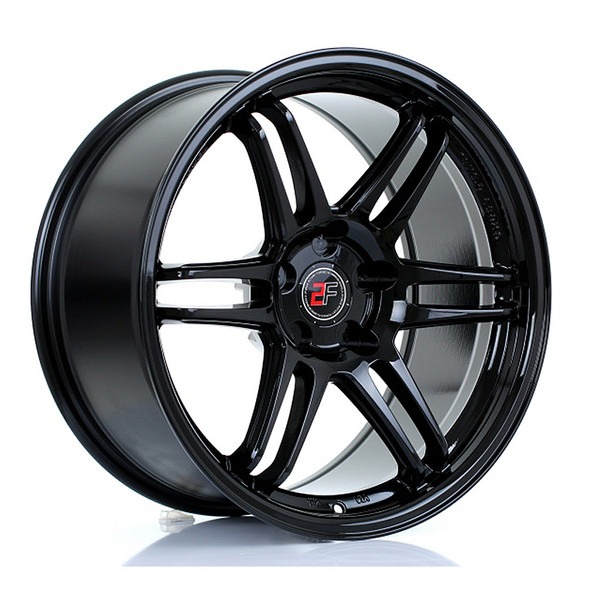 2FORGE ZF5 18x9 CUSTOM PCD ET0 to 35 GLOSS BLACK (Load Rated 690kg) www.srbpower.com