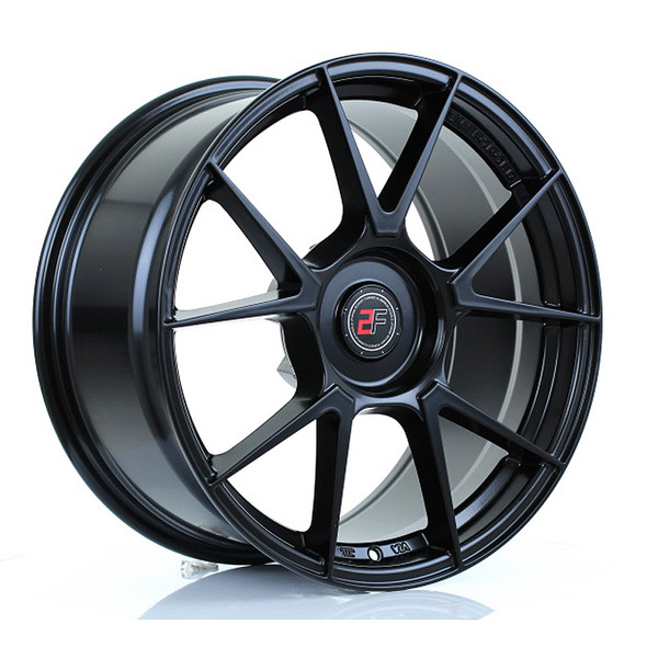 2FORGE ZF6 18x9 CUSTOM PCD ET12 to 50 MATT BLACK (Load Rated 690kg) www.srbpower.com