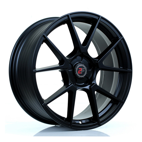 2FORGE ZF6 19x8.5 CUSTOM PCD ET15 to 45 MATT BLACK (Load Rated 735kg) www.srbpower.com