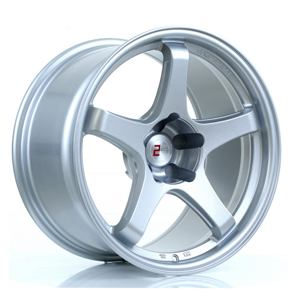 2FORGE ZF7 18x10 CUSTOM PCD ET6 to 22 SILVER (Load Rated 690kg) www.srbpower.com