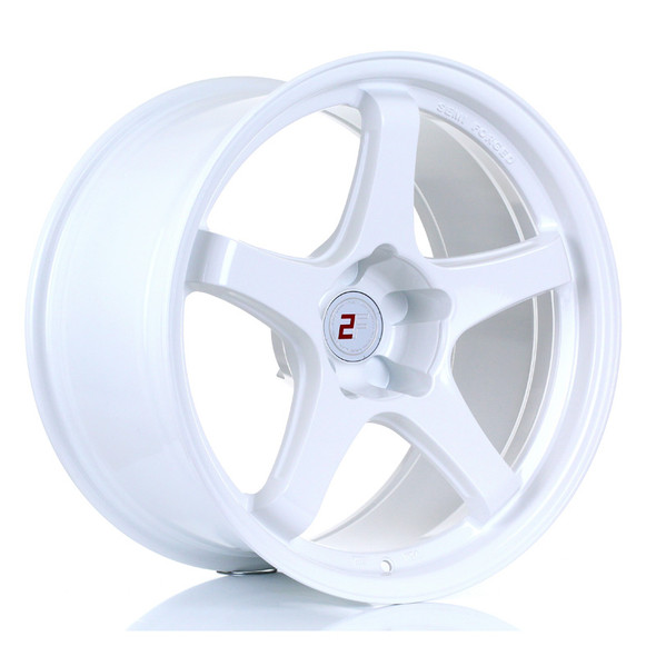 2FORGE ZF7 18x9 CUSTOM PCD ET12 to 33 WHITE (Load Rated 690kg) www.srbpower.com