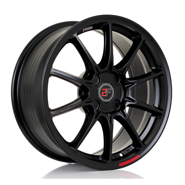 2FORGE ZF8 17x7.5 CUSTOM PCD ET10 to 50 MATT BLACK (Load Rated 1kg) www.srbpower.com