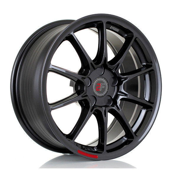 2FORGE ZF8 17x8 CUSTOM PCD ET10 to 50 GLOSS GUNMETAL (Load Rated 1kg) www.srbpower.com
