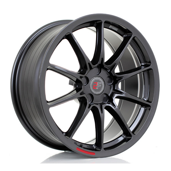 2FORGE ZF8 18x8 CUSTOM PCD ET0 to 50 GLOSS GUNMETAL (Load Rated 850kg) www.srbpower.com