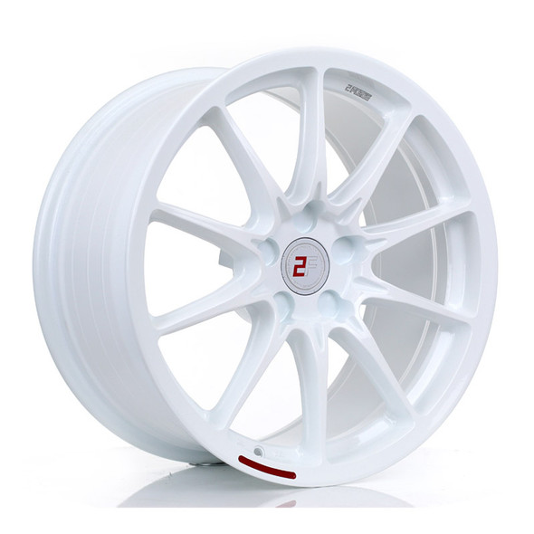 2FORGE ZF8 18x11 CUSTOM PCD ET20 to 50 WHITE (Load Rated 850kg) www.srbpower.com