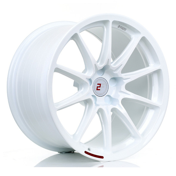2FORGE ZF8 19x9.5 CUSTOM PCD ET10 to 50 WHITE (Load Rated 865kg) www.srbpower.com