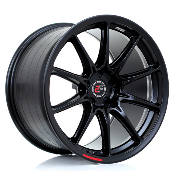 2FORGE ZF8 19x10 CUSTOM PCD ET10 to 50 MATT BLACK (Load Rated 865kg) www.srbpower.com