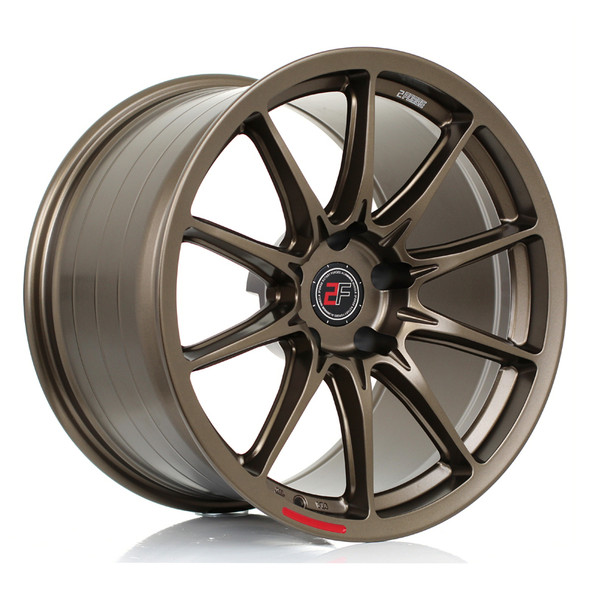 2FORGE ZF8 21x11 CUSTOM PCD ET30 to 50 MATT BRONZE (Load Rated 900kg) www.srbpower.com