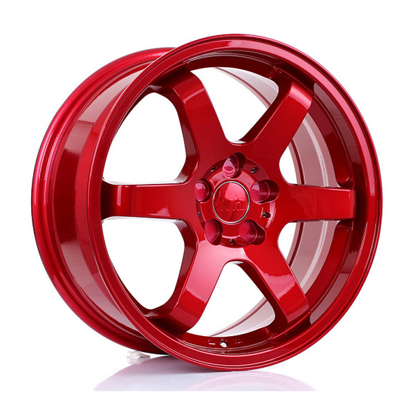 BOLA B1 17x7.5 CUSTOM PCD ET40 to 45 CANDY RED (Load Rated 690kg) www.srbpower.com