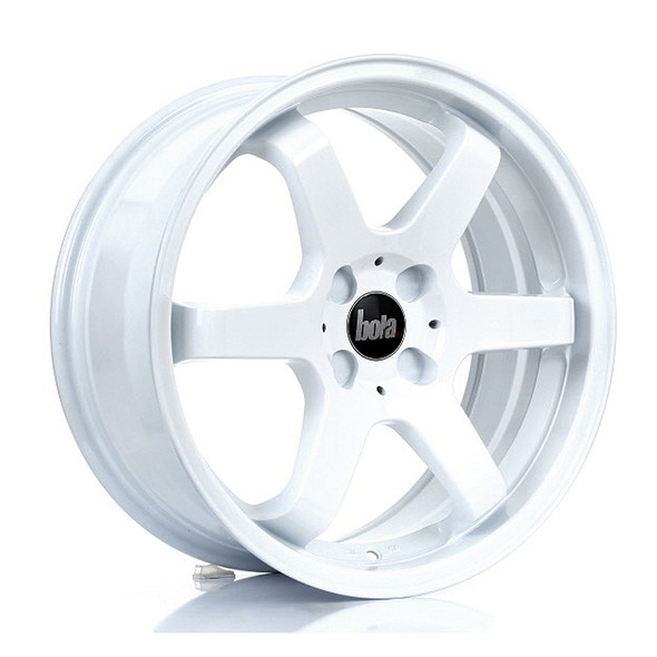 BOLA B1 17x7.5 CUSTOM PCD ET40 to 45 WHITE (Load Rated 690kg) www.srbpower.com