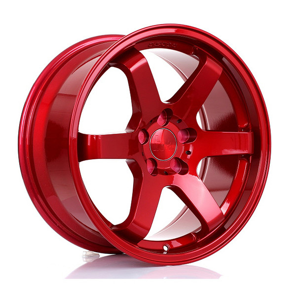 BOLA B1 18x8.5 CUSTOM PCD ET30 to 45 CANDY RED (Load Rated 700kg) www.srbpower.com