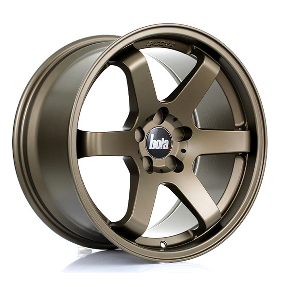 BOLA B1 18x9.5 CUSTOM PCD ET30 to 45 MATT BRONZE (Load Rated 700kg) www.srbpower.com