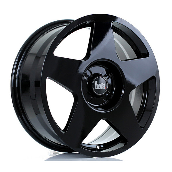 BOLA B10 17x7.5 CUSTOM PCD ET40 to 45 GLOSS BLACK (Load Rated 690kg) www.srbpower.com